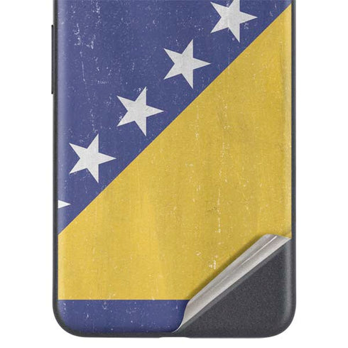 Bosnia and Herzegovina Flag Distressed Google Pixel 5 Skin